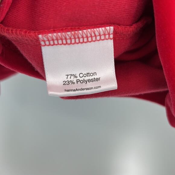 Hanna Andersson long sleeve velvet dress - 8 - Red - Picture 3 of 7